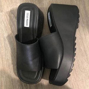 Steve Madden Black Platforms Never Worn